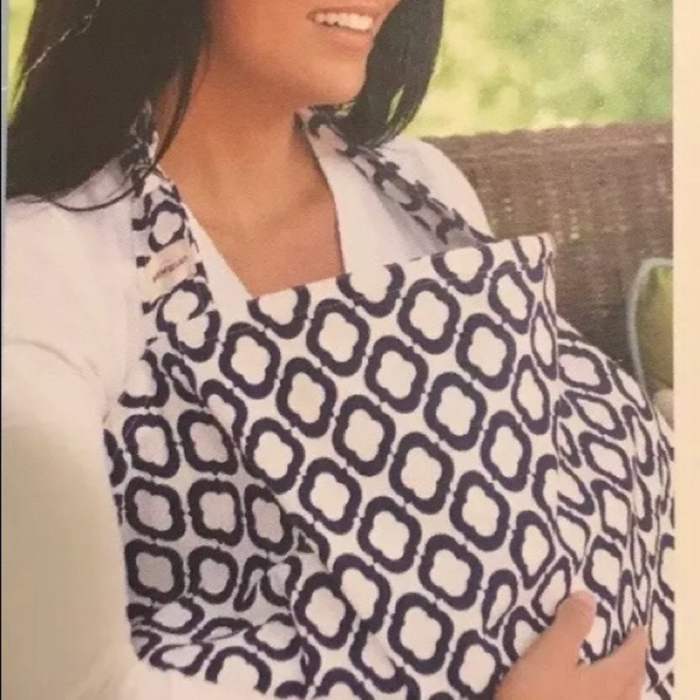 Pottery Barn Kids BeBe au Lait Nursing Cover Navy